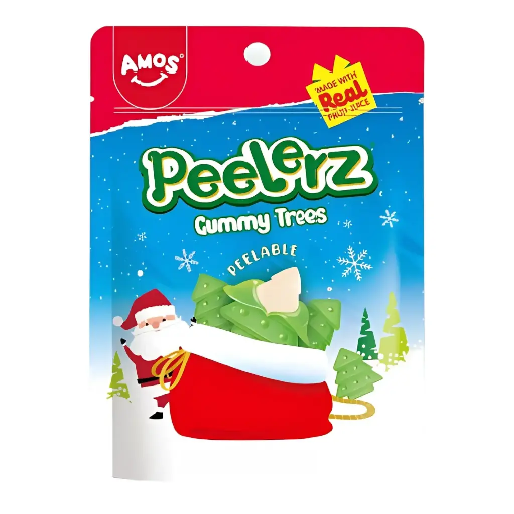 CANDY AMOS 65 GR PEELERZ GUMMY TREES CHRISTMAS