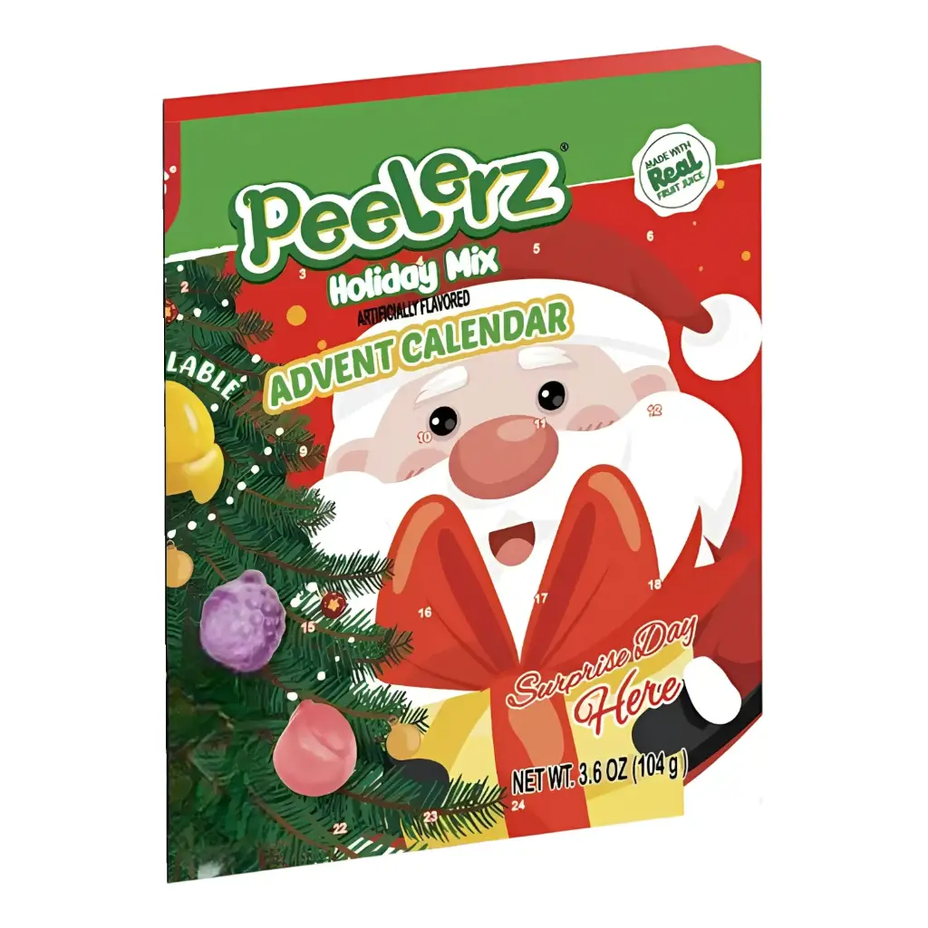 CANDY AMOS 135 GR PEELERZ GUMMY ADVENTURE CALENDAR CHRISTMAS