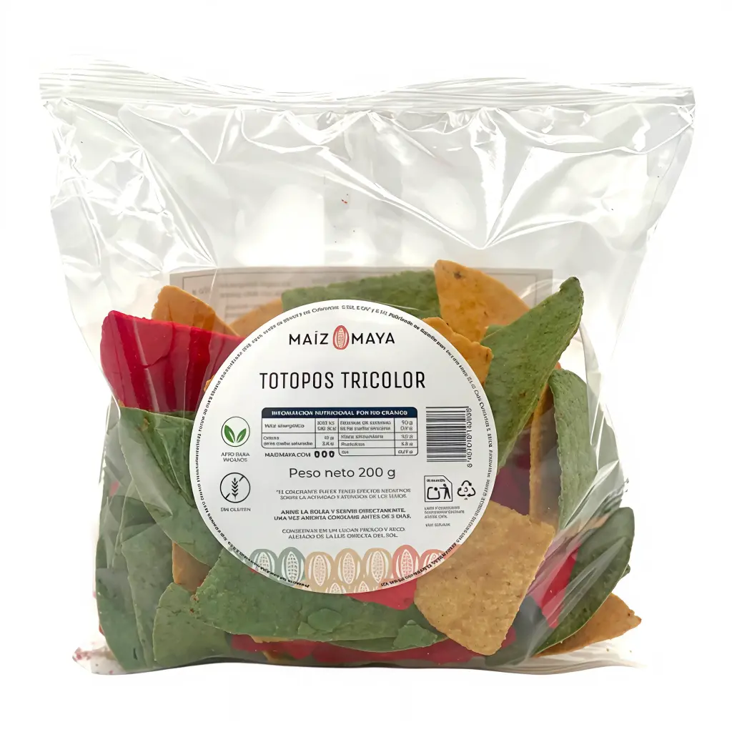 TOTOP MAIZ MAYA 200 GR TOTOPOS TRICOLOR