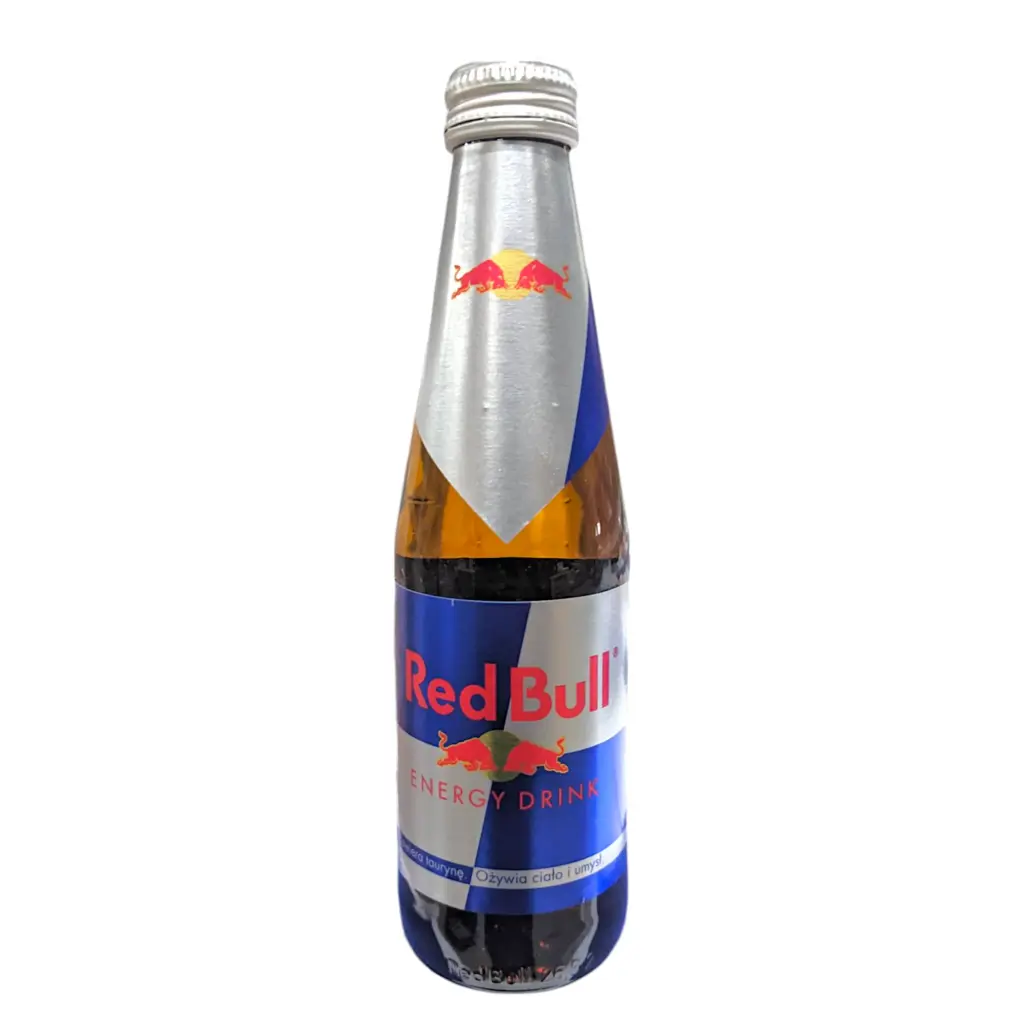 BEVER RED BULL 250 ML BOTTLE GLASS