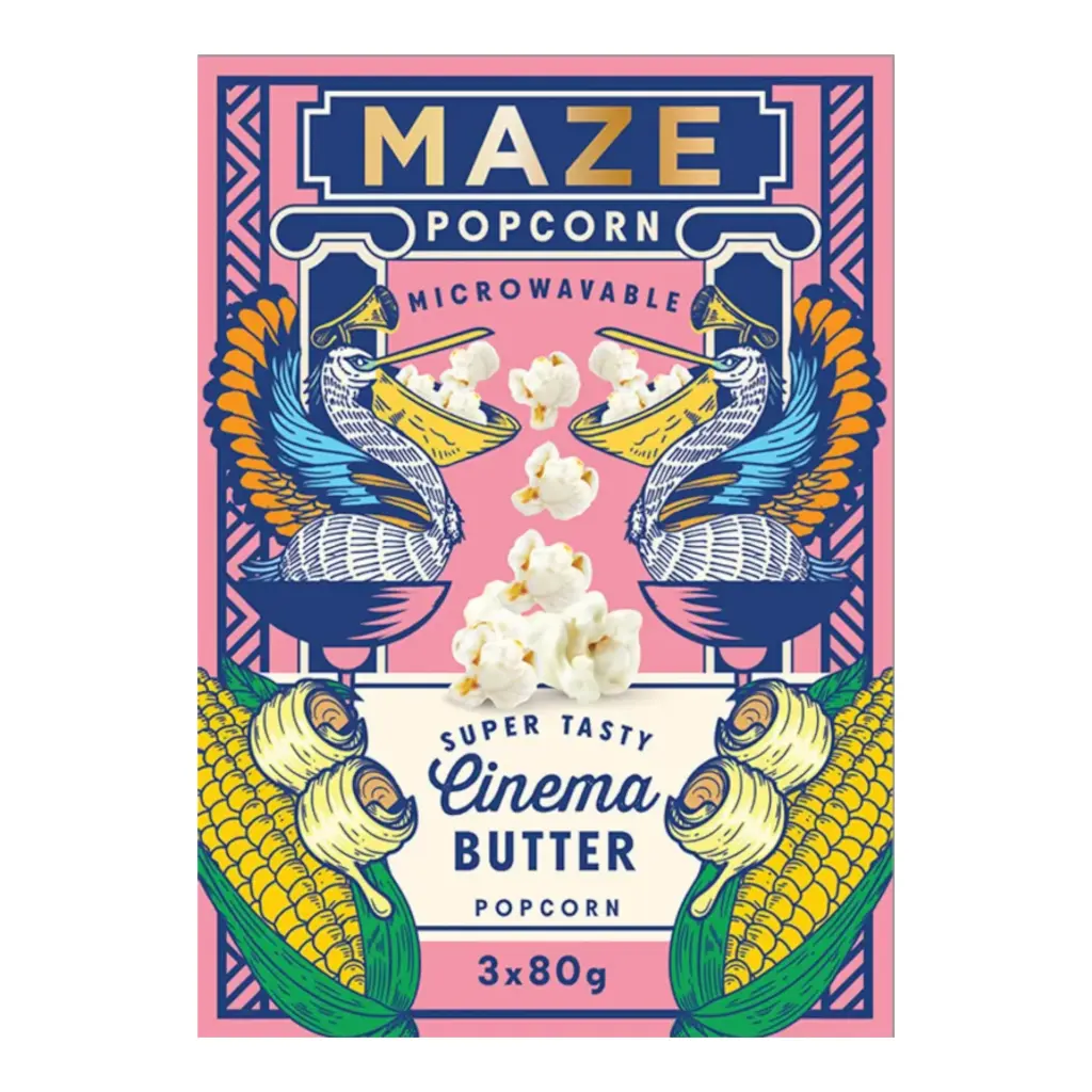 SNACK MAZE 240 GR POPCORN CIMENA BUTTER