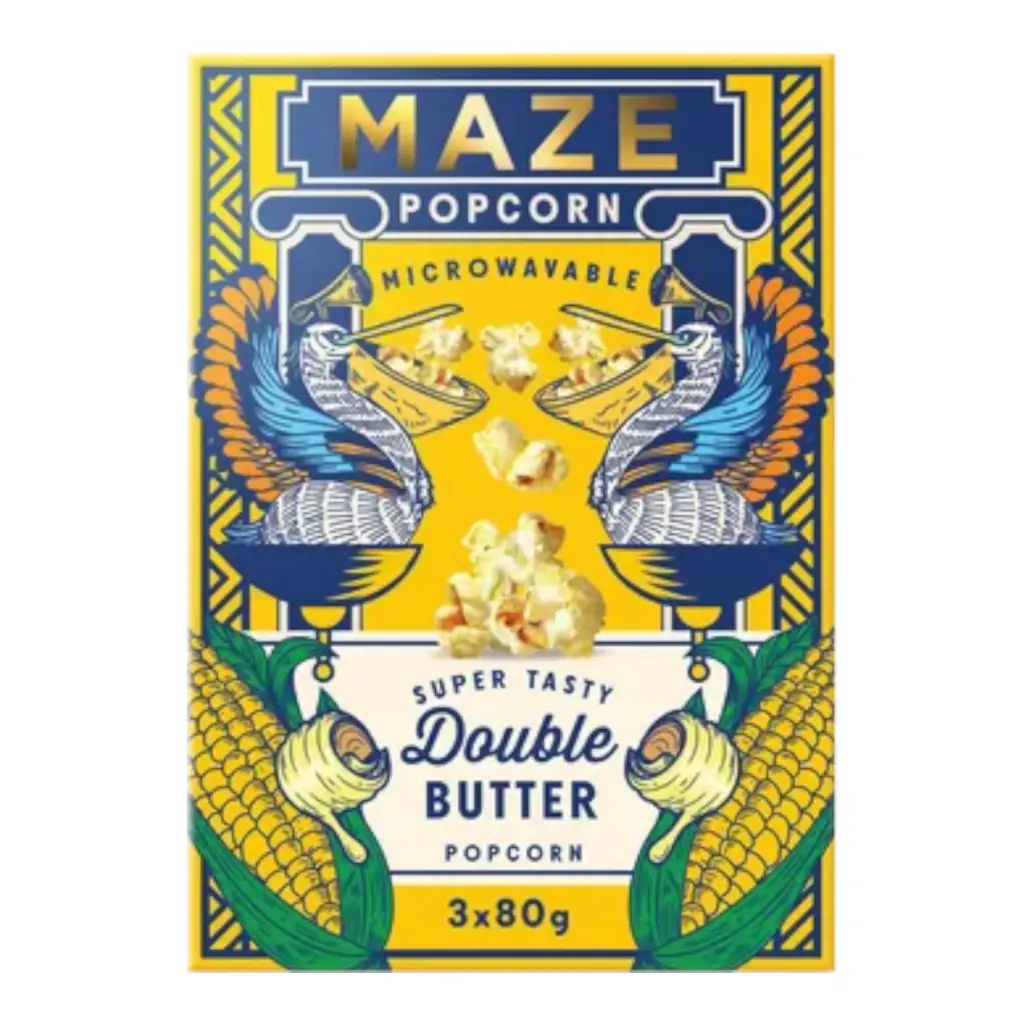 SNACK MAZE 240 GR POPCORN DOUBLE BUTTER