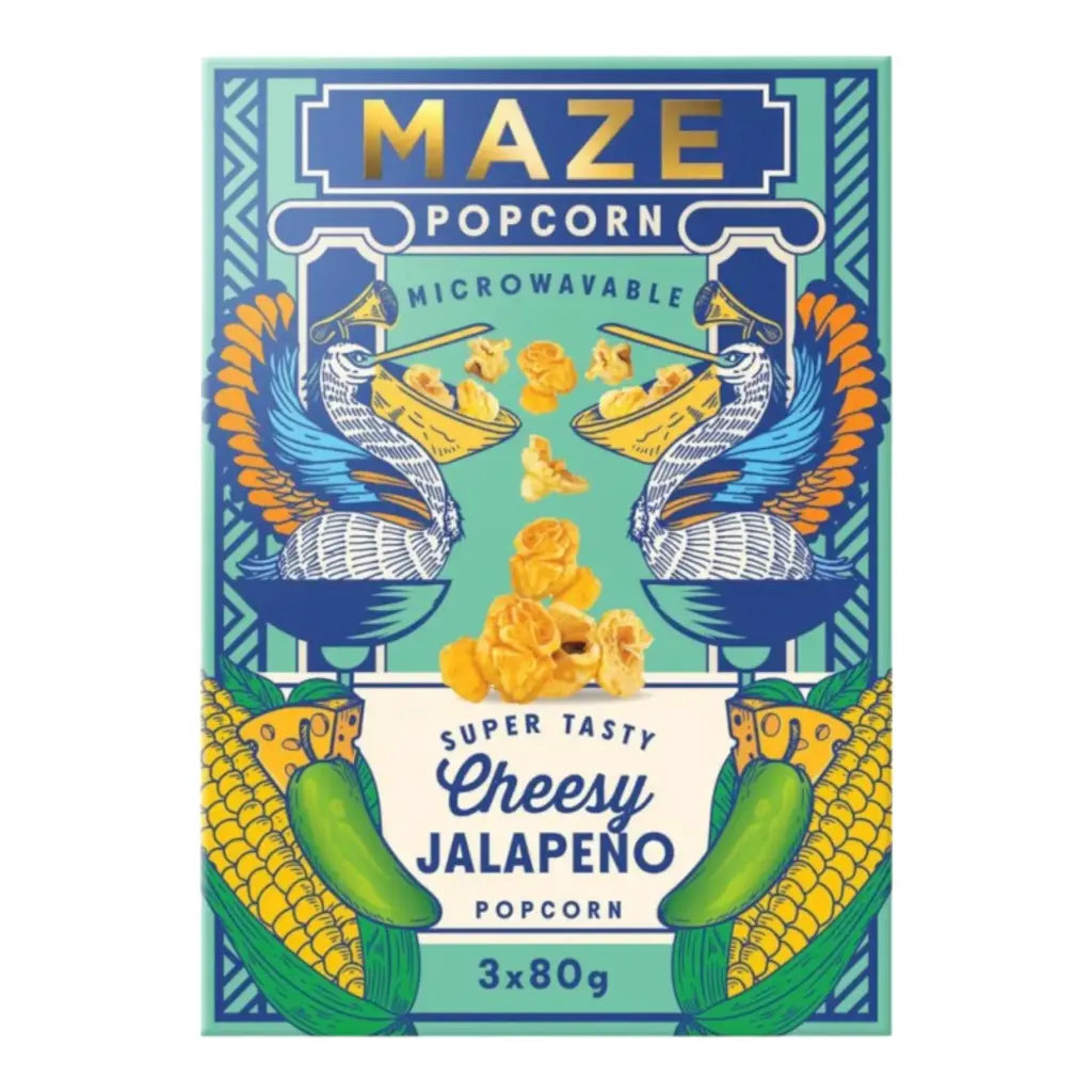 SNACK MAZE 240 GR POPCORN JALAPENO CHEDDAR