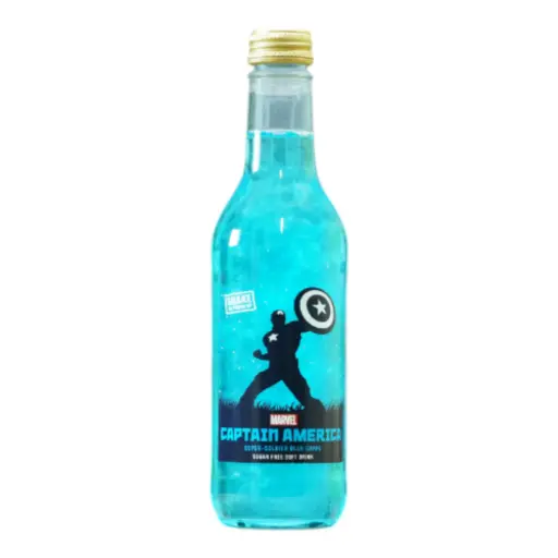 [24883] BEVER MARVEL 330 ML MISTER FANTASTIC BLUE GRAPE