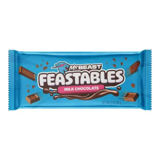 [24899] CANDY MR BEAST 10 x 60 GR FEASTABLES MILK CHOCOLATE BLUE PACK (DE)