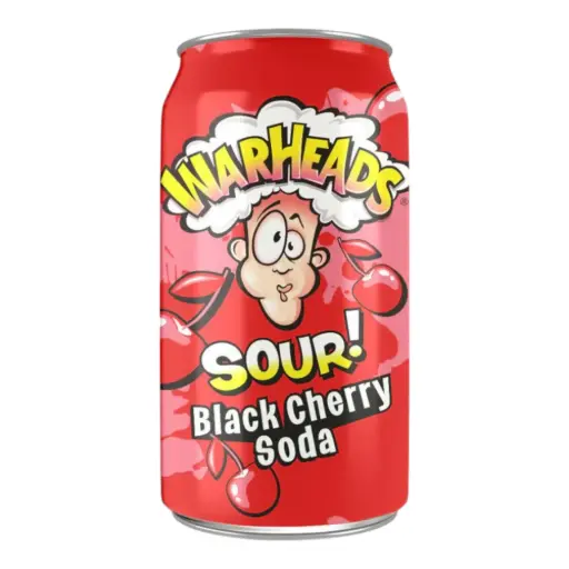 [24911] BEVER WARHEADS 330 ML SOUR SODA BLACK CHERRY