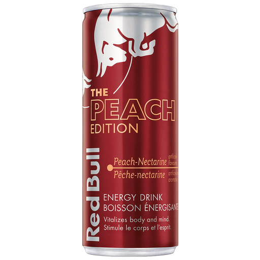 [24938] BEVER RED BULL 250 ML THE PEACH (PFAND) (DE)
