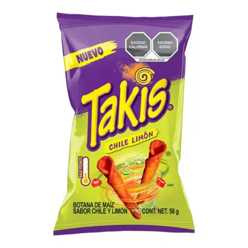 [24952] SNACK TAKIS 56 GR CHILE LIMON