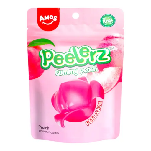 [24964] CANDY AMOS 65 GR PEELERZ GUMMY PEACH