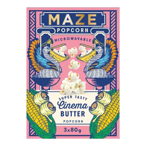 [25009] SNACK MAZE 240 GR POPCORN CIMENA BUTTER