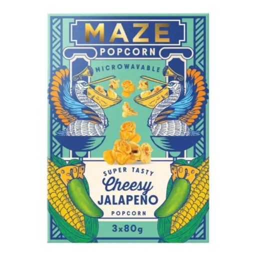[25011] SNACK MAZE 240 GR POPCORN JALAPENO CHEDDAR