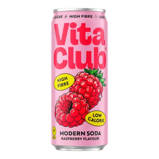 [25027] BEVER VITA CLUB 330 ML MODERN SODA RASPBERRY